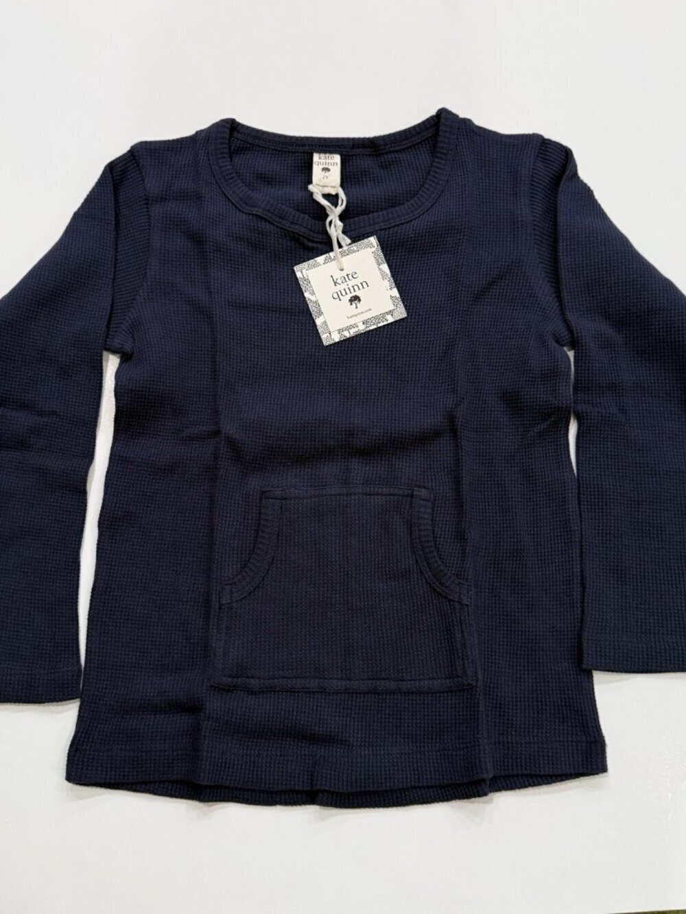 NWT Kate Quinn Kids Boy Long Sleeve Boxy Kanga Tee 7 years